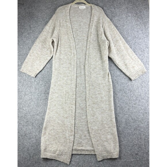Anthropologie Cardigan Sweater Womens One Size Longline Open Front Knit Duster - Picture 1 of 15
